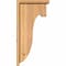 Ekena Millwork Del Monte Smooth Corbel w/Backplate, Western Red Cedar, 5 1/2"W x 12"D x 24"H COR06X12X24DEL01SWR - alternate 3